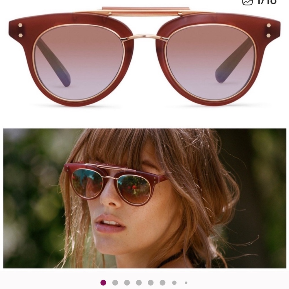 Mr. Leight Laurel Sunglasses in Rosewood.